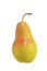 One pear isolate on a white background. Fruit, healthy food