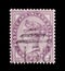 One penny lilac stamp