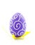 One purple easter egg