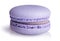 One purple macaroon front view