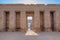 One of the pylons of Medinet Habu temple in Luxor