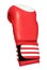 one red boxing glove, isolated