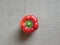 One red color whole Bell pepper