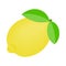One ripe lemon icon
