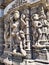 One of the sculptures from the Khajuraho temples