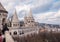 One of the seven towers of Fisherman`s Bastion in Budapest