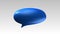 One Speech bubble text bar, 3D balloon style 2