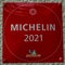 One Star Michelin Guide plaque at award-winning Restaurant Le Royal at the Royal Champagne Hotel and Spa in Champillon, Champagne