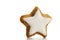 One star shaped cinnamon biscuit