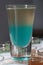 One tasty blue shot cocktail