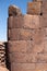 One tower of Sillustani(side view), Lake Umayo, near Puno, Peru