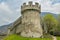 One of the towers of castle Montebello, located directly above the city of Bellinzona