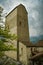 One of the towers of Sargans castle in canton of Sankt Gallen