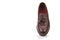 One Traditional Formal Stylish Brown Pebble Grain Tassel Loafer Shoe Against White Surface