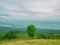 One tree and cloud sky view on Khao Luang mountain in Ramkhamhaeng National Park