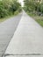 One of the village roads that have been concreted in Pohwates village