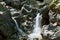 One of the waterfall at Cataract Trail in the top of Mt Tamalpais in Marin County