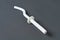 One white new modern hook for mount aluminum or bimetallic radiator for heating house