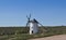 one windmills located in Castilla la Mancha in Spain