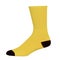 One yellow sock on pure