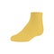 One yellow sock on pure white