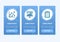 Oneboarding App Screens Set. Vector