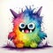 OneofaKind Watercolor Monster Is a MustHave