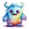 OneofaKind Watercolor Monster Is a MustHave