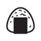 Onigiri vector Japanese food icon sushi logo graphic symbol cartoon illustration