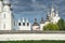 Onion Cupolas of Churches and Towers of Rostov Kremlin