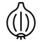 Onion icon, outline style