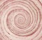 Onion infinity spiral abstract background.