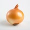 Onion on plain white background - product photography