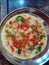 Onion & tomato uttapam south indian breakfast