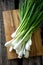 Onions on the cutting board