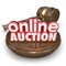 Online Auction Gavel Internet Bidding Web Site Win Buy Item