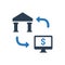 Online Bank Transfer Icon