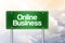 Online Business Green Road Sign
