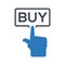 Online buy, shopping click icon