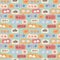 Online chat seamless pattern