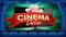 Online Cinema Banner Vector. Realistic Computer Monitor. Movie Brochure Design. Template Banner For Movie Premiere, Show