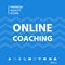 Online coaching icon