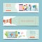 Online, digital and social marketing banner design template vector illustration. Social media marketing strategy concept