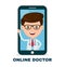 Online doctor in your mobile phone service