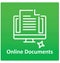 Online Documents Isolated Vector icon that can easily modified or edit.