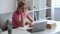 online education female student distance learning