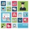 Online Education Flat Icons