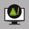 Online education technology geometry cone