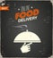 Online food delivery poster