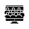 online forum glyph icon vector illustration